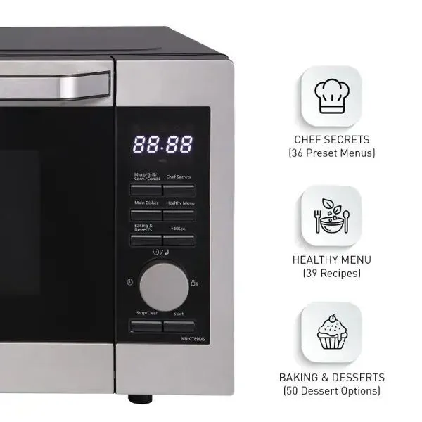 Panasonic 30 Liters Convection Microwave Oven (NN-CT68MYTE)