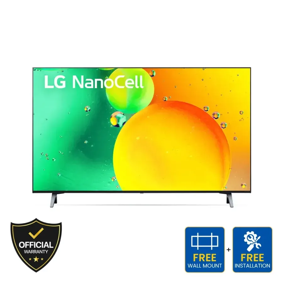 LG 43 Inch Nano cell 4K Smart TV (43NANO75SQA)