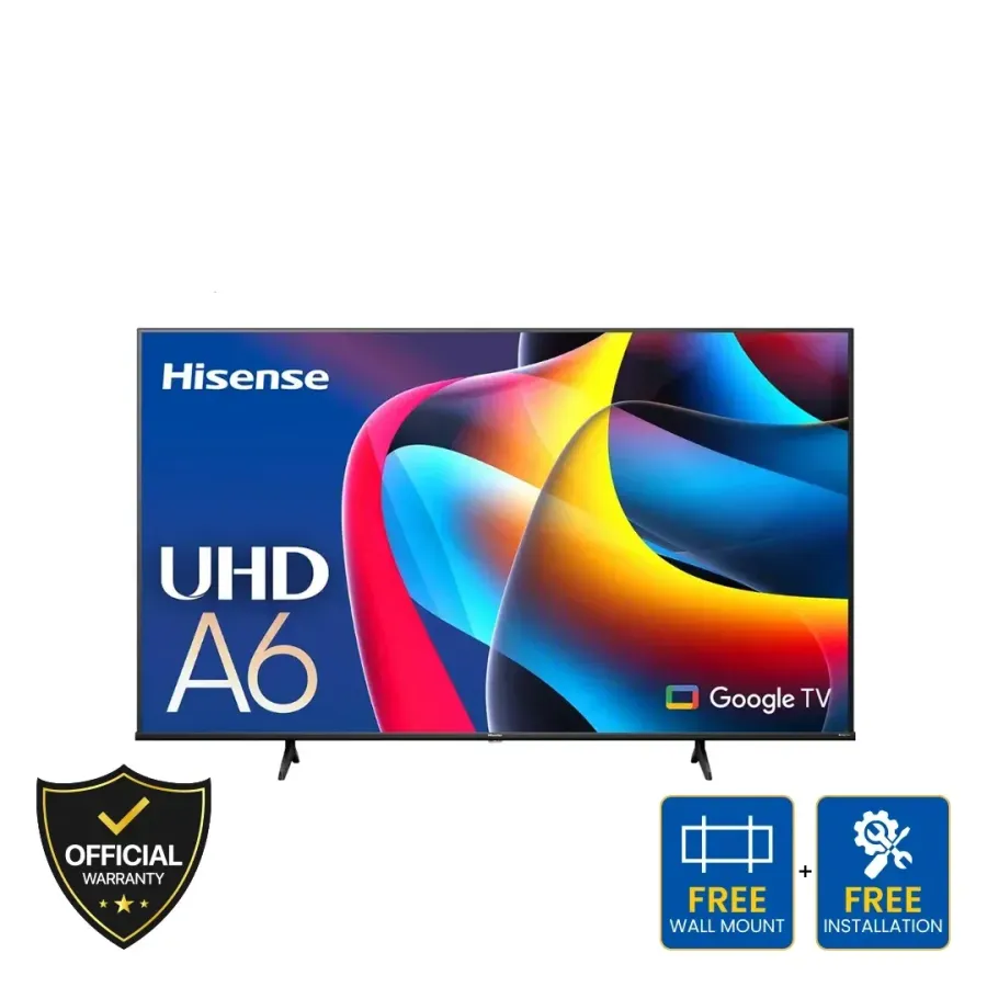 Hisense 75 Inch LED 4K UHD Google Smart TV (75A6N)