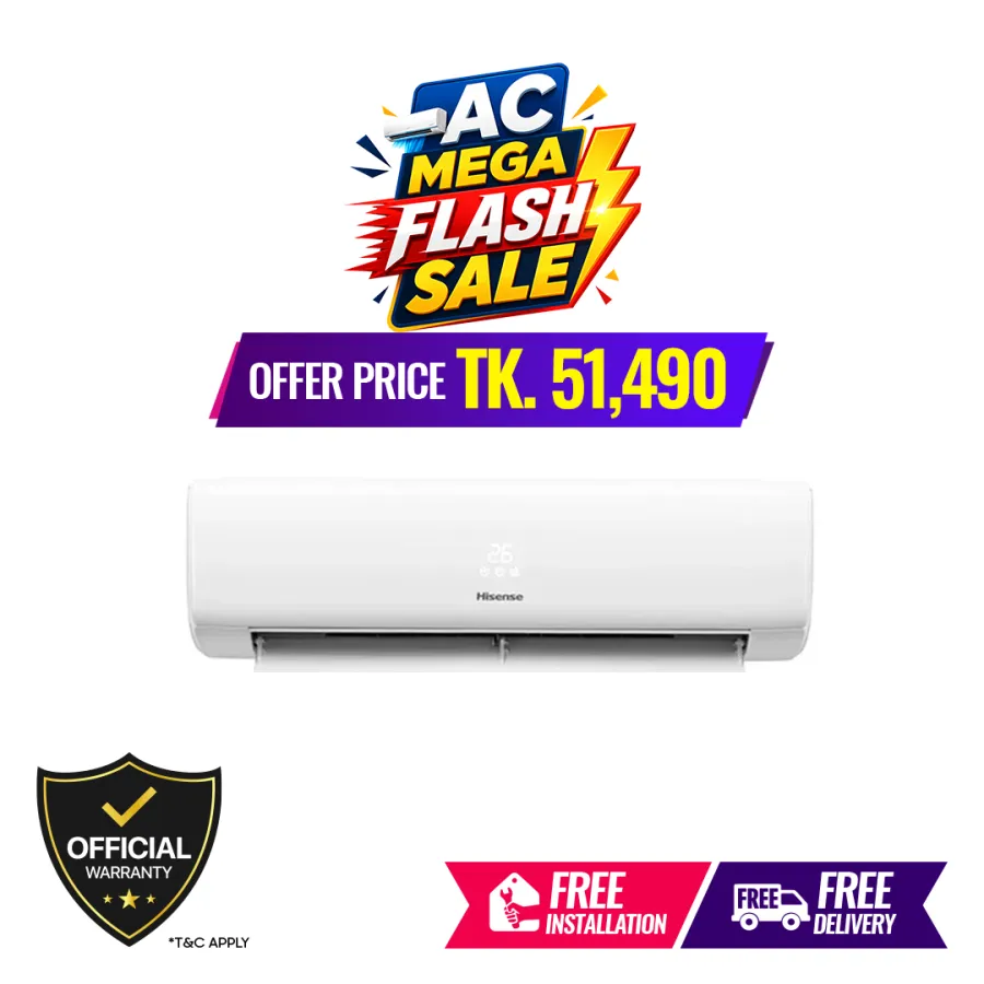 Hisense 1.5 Ton Inverter AC (AS-18TW4RGSKB02DU)