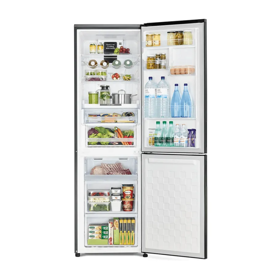 Hitachi 366 Liters Stylish Bottom No Frost Freezer (RBG410P6PBX-TH-GBK)