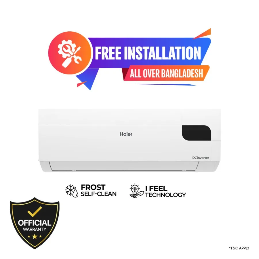 Haier 1.6 Ton EnergyCool Pro DC Inverter AC (HSU-19EnergyCool)