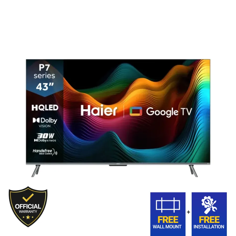 Haier 43 Inch HQLED 4K Google TV (H43P7UX)