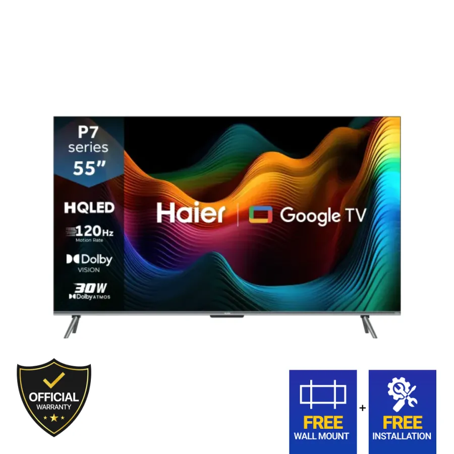 Haier 55 Inch HQLED 4K Google TV (H55P7UX)