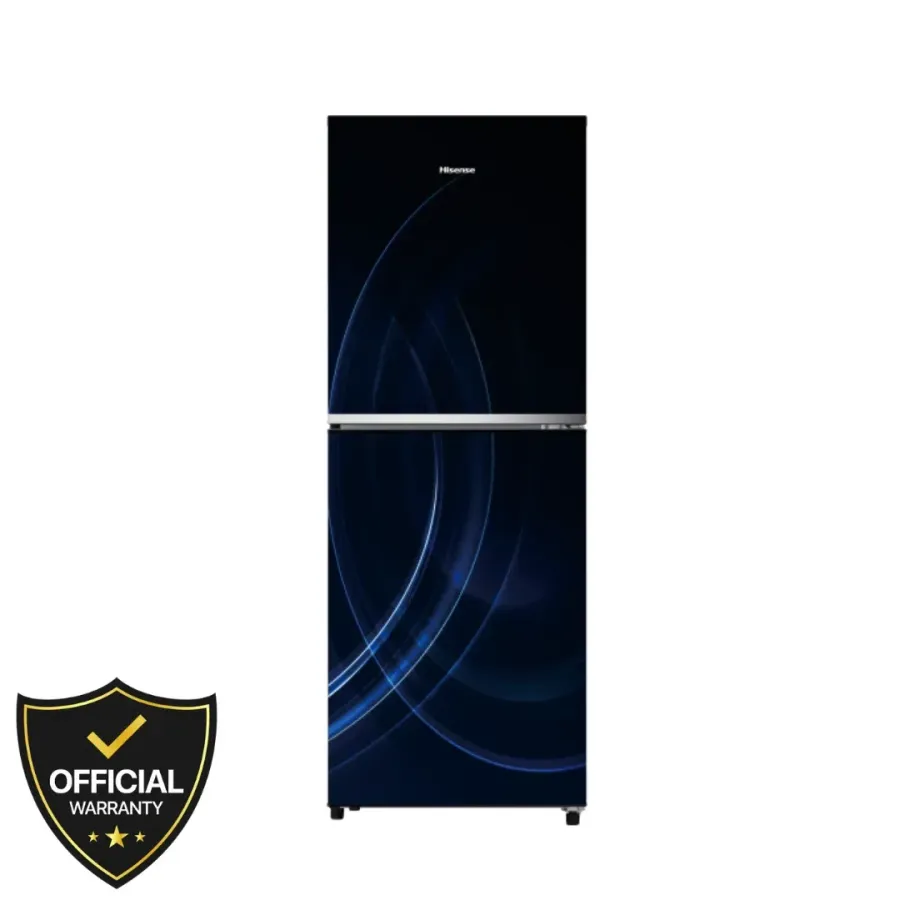 Hisense 238L Frost Glass Door Refrigerator (RTDG236NAMB/BD3)