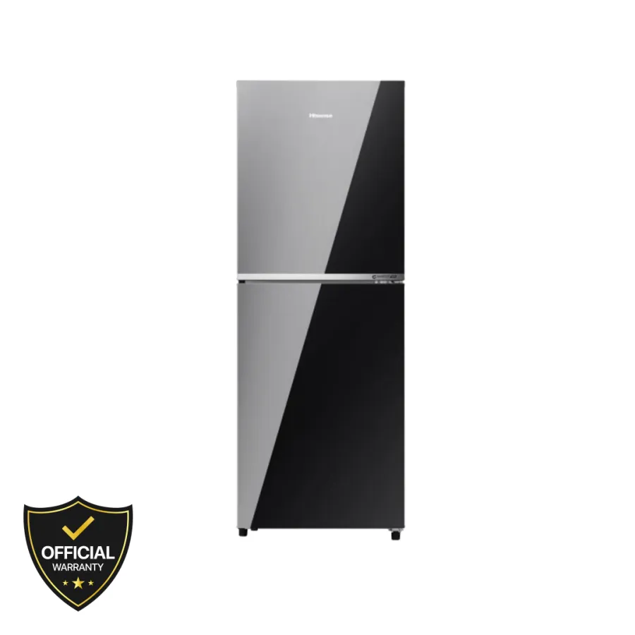 Hisense 238 Liters TMF Inverter Glass Door Refrigerator (RT1G236NAMB/BD3)