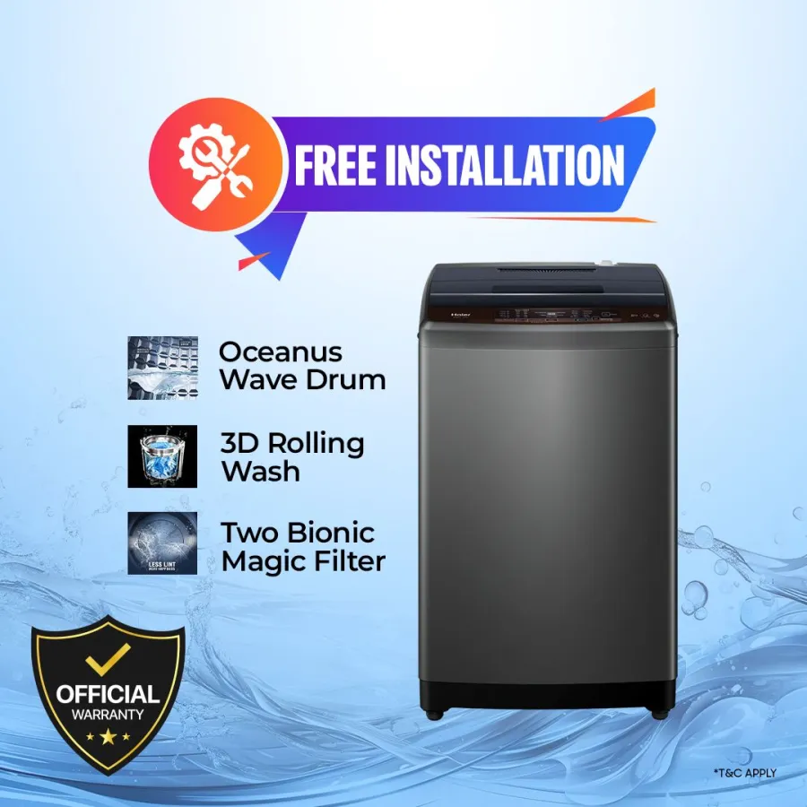 Haier 8Kg Top Load Automatic Washing Machine (HWM80-1269S6)
