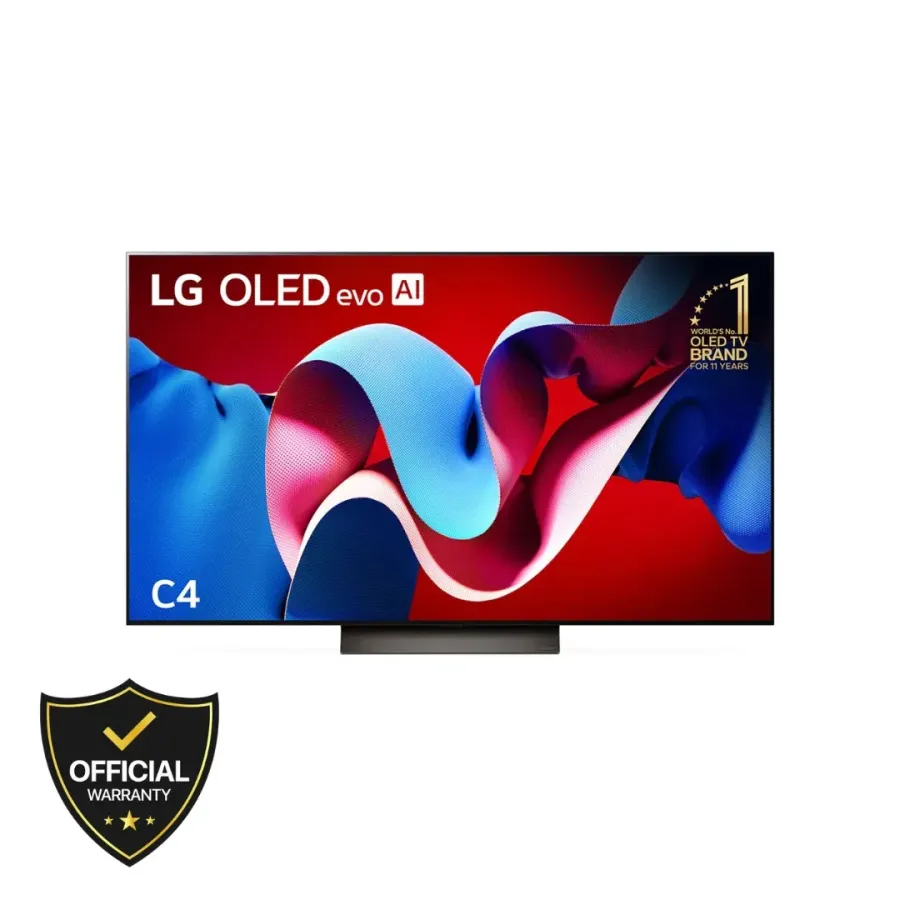 LG 55 inch OLED evo C4 4K Smart TV (55C4PSA)