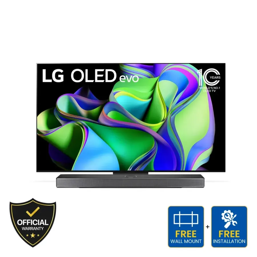LG 65 Inch 4K SMART TV (OLED65C3PSA)