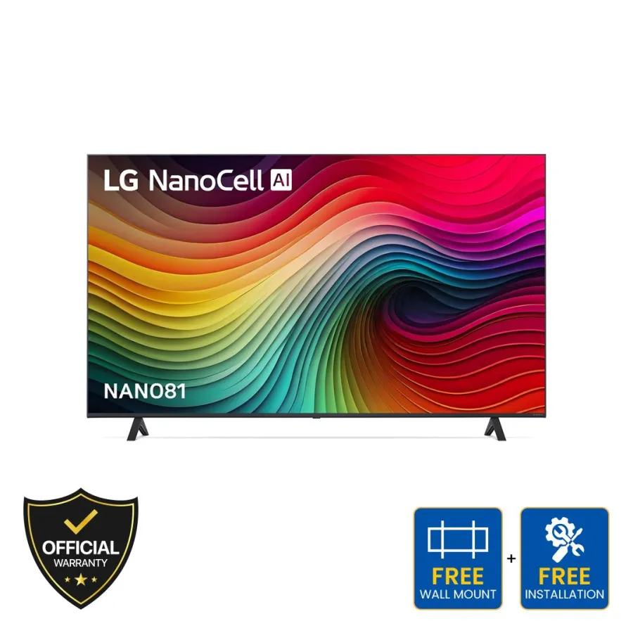 LG 65 Inch NanoCell 4K Smart TV (65NANO81TSA)