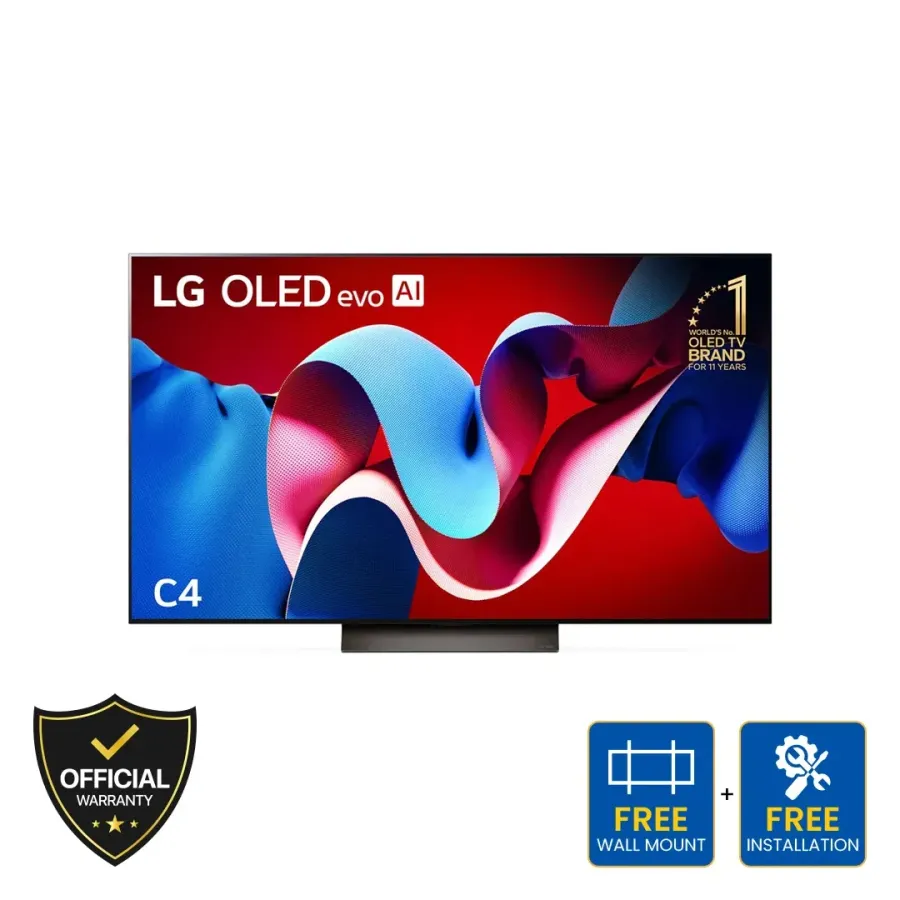 LG 65 Inch OLED evo 4K Smart TV (OLED65C4PSA)