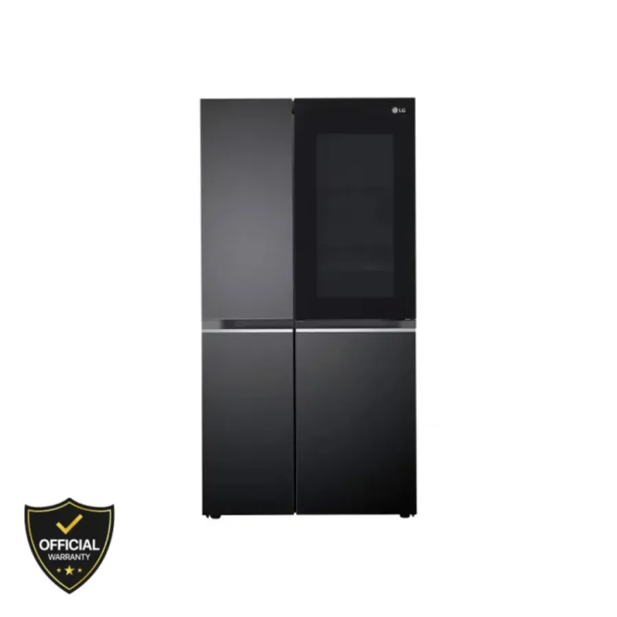 LG 694 Liter Side by Side Instaview Refrigerator (2B257BMCX-VS6-KNOCK)