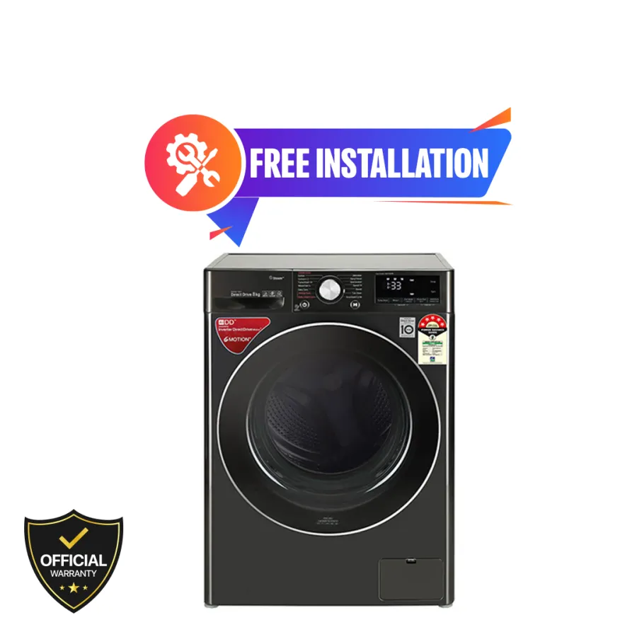 LG 8KG Front Loading Inverter Washing Machine (FB1208S850)