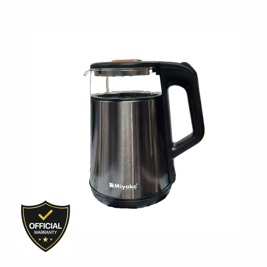 Miyako 1.8L 1500W Cordless Electric Kettle (MJK-18GLS)