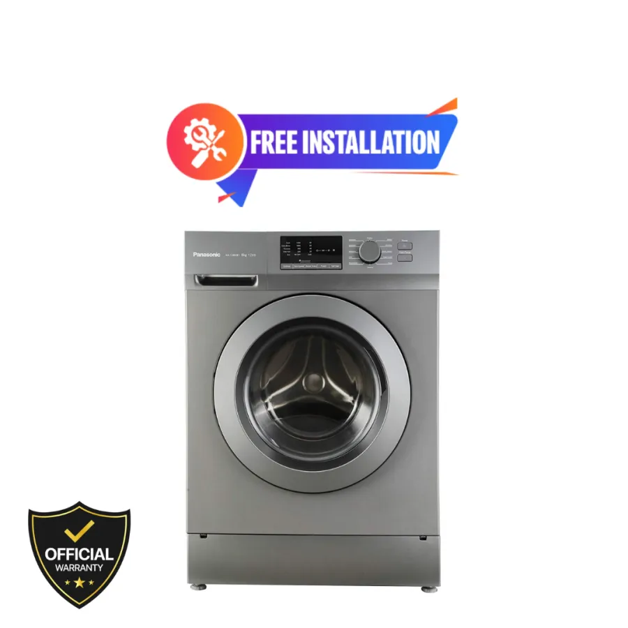 Panasonic 8kg Front Loading Automatic Washing Machine (NA-128XB)