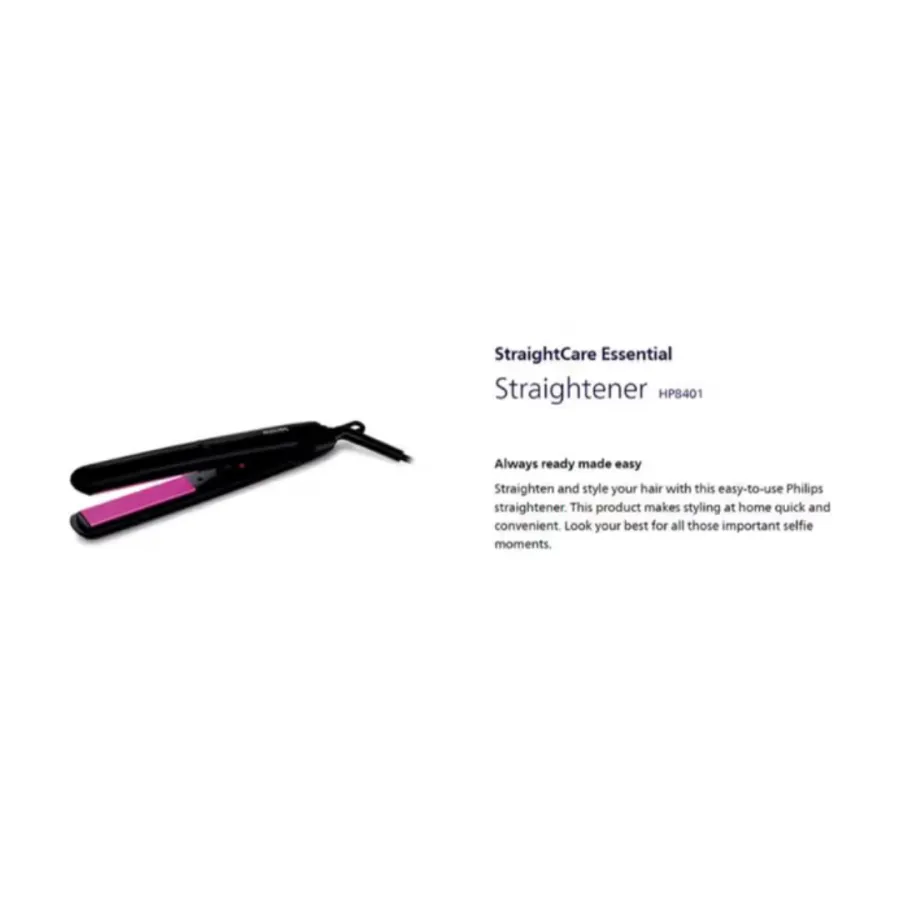 Philips HP8401 StraightCare Essential Hair Straightener
