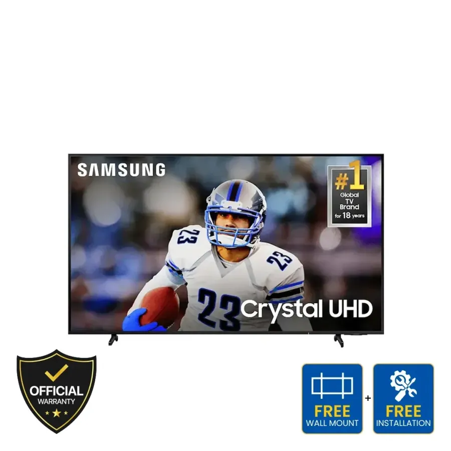 Samsung 43 Inch Class Crystal UHD Smart TV (43DU8000)