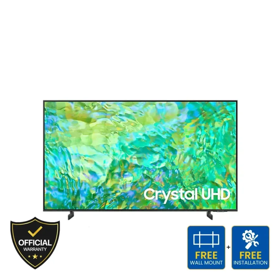 Samsung 43 Inch Crystal 4K UHD Smart TV (43CU8000)