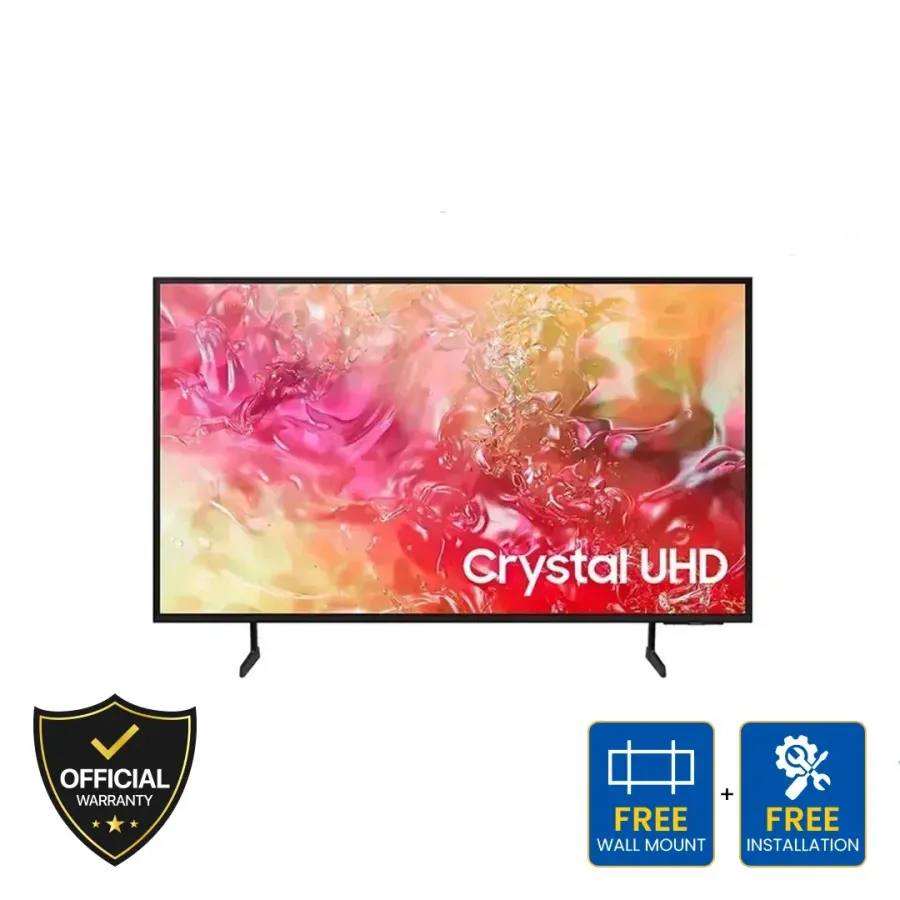 Samsung 43 Inch Crystal 4K UHD Smart TV (43DU7700)