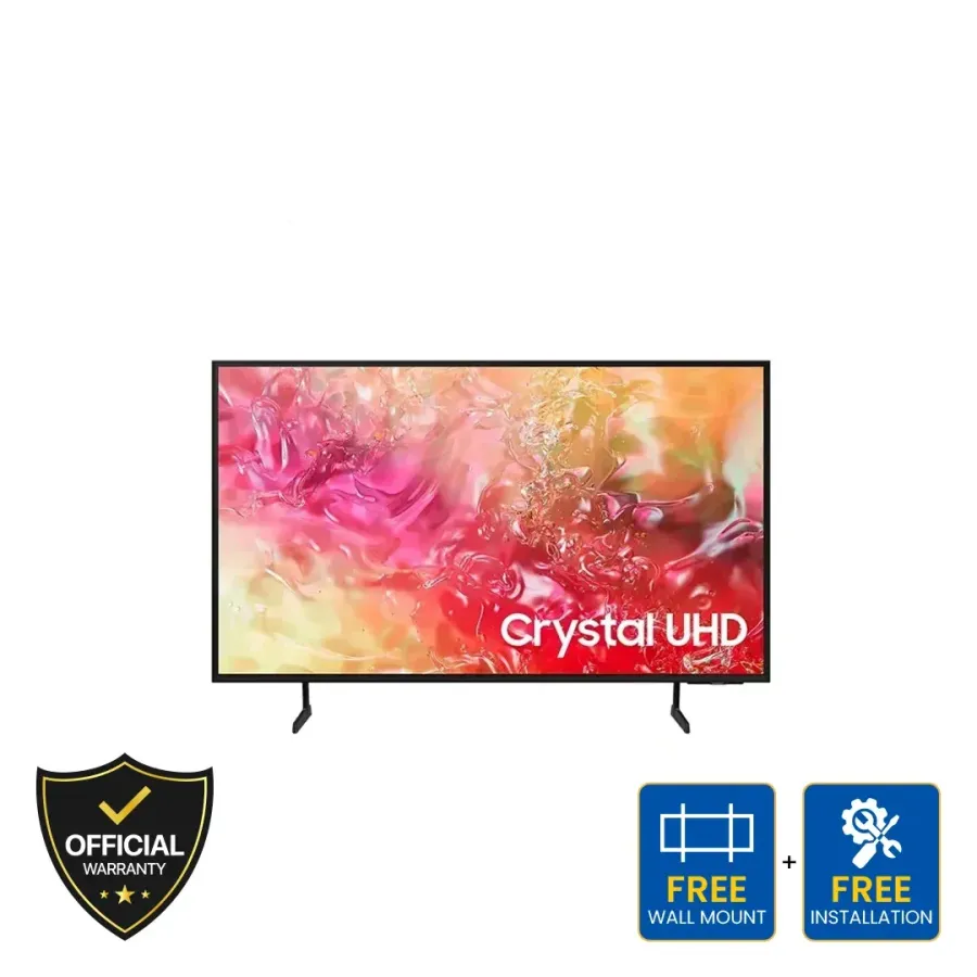 Samsung 50 Inch Crystal 4K UHD Smart TV (50DU7700)
