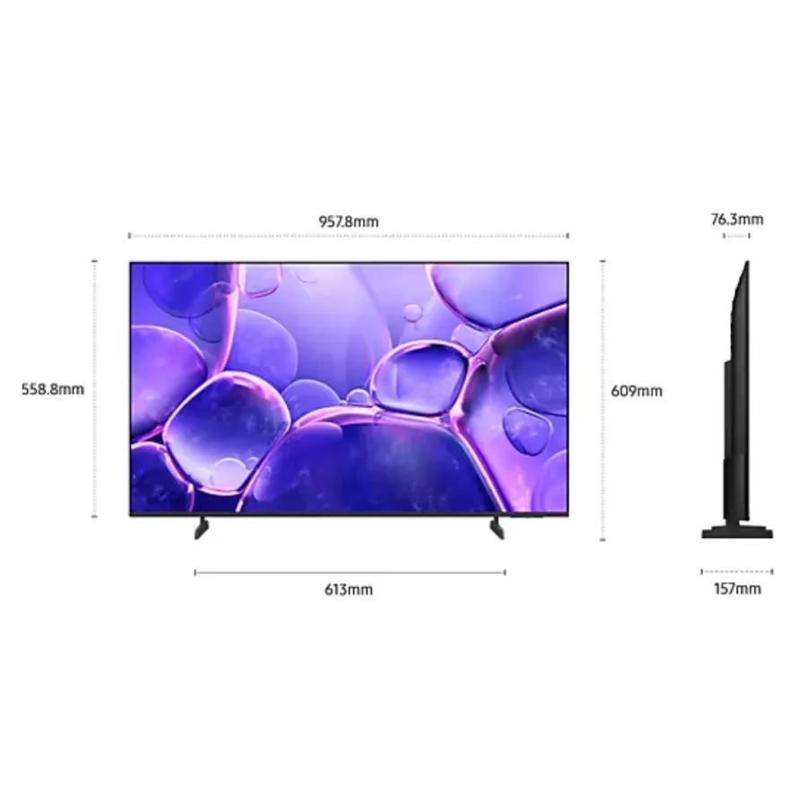 Samsung 55 Inch Crystal UHD 4K Smart TV 2025 (55U8500F)