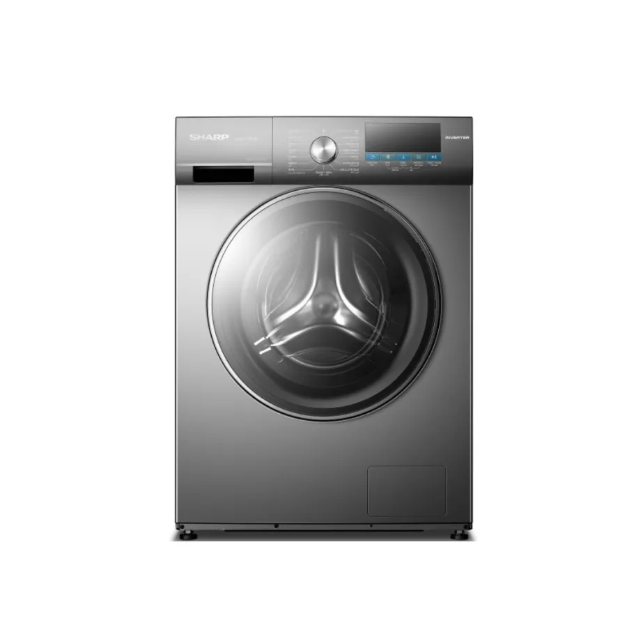 Sharp 10kg Front Loading Inverter Washing Machine (ES-FSI1012DLZ-S)