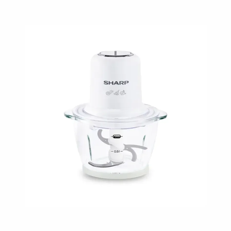 Sharp 350W Double Blade Glass Bowl Chopper (EM-CP31-W3)