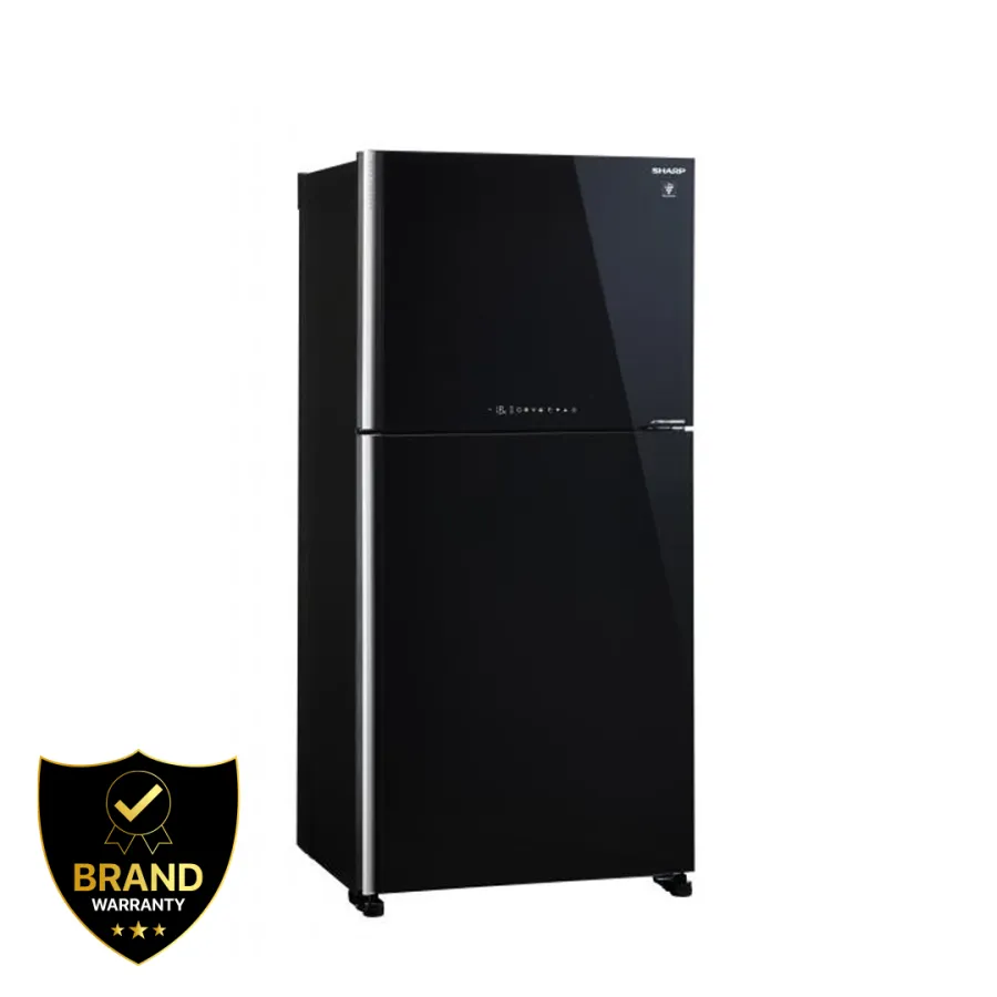Sharp 554 Liters Glass Door Inverter Refrigerator (SJ-PG55P2-BK)