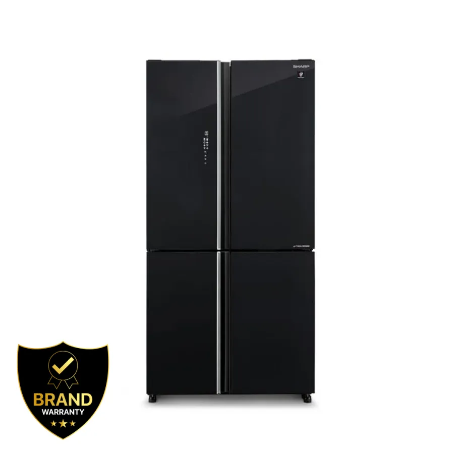 Sharp 567 Liters 4 Door Side by Side Refrigerator (SJ-VX57PG-BK)
