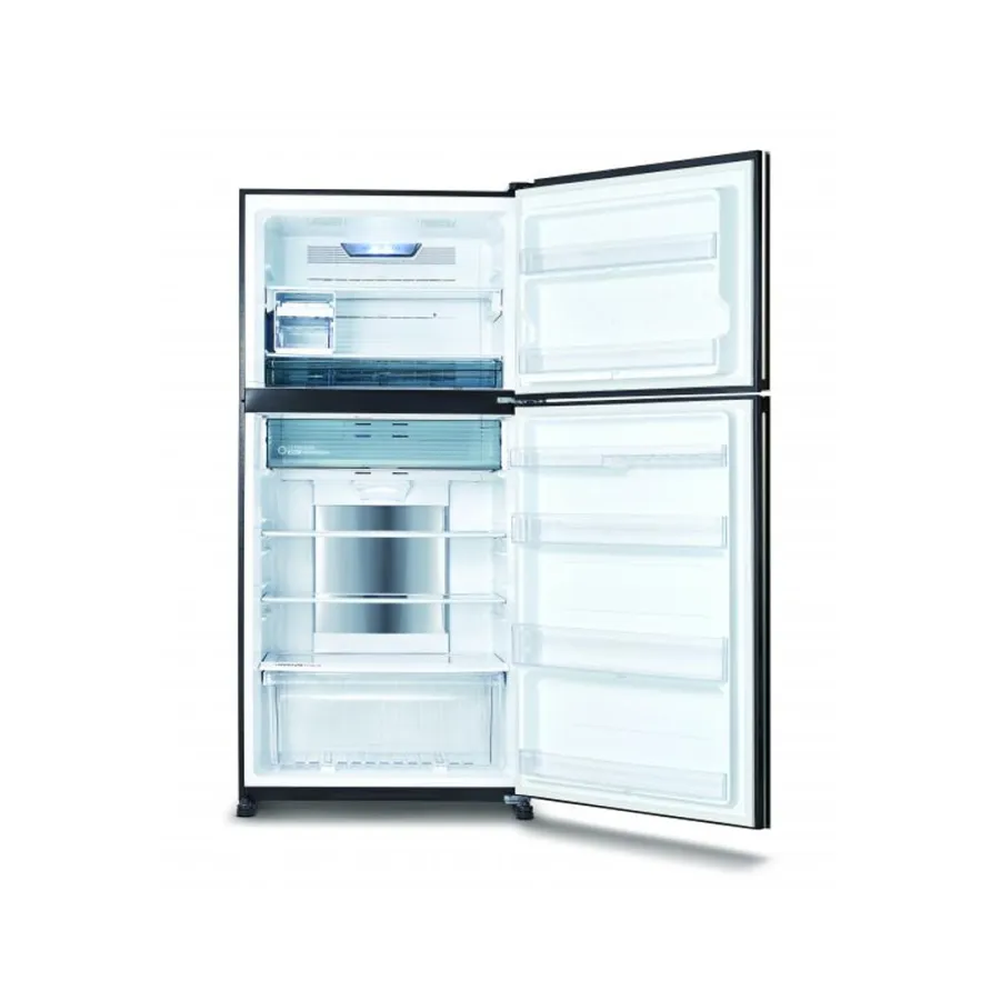 Sharp 554 Liters Glass Door Inverter Refrigerator (SJ-PG55P2-BK)