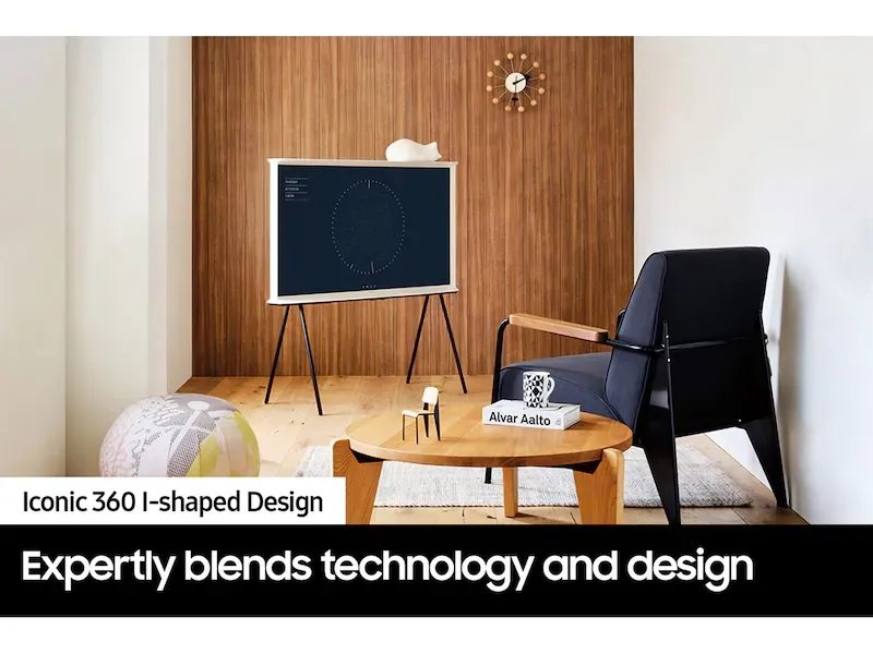 Samsung 50 Inch QLED-The Serif 4K TV (50LS01B)