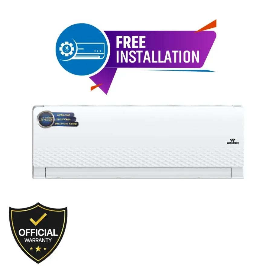 Walton 1 Ton Intelligent Inverter AC [WSI-DIAMOND-12J (FROST CLEAN)]
