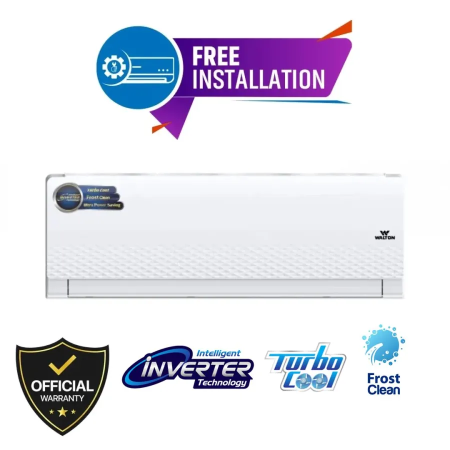 Walton 1.5 Ton Intelligent Inverter AC [WSI-DIAMOND-18M (FROST CLEAN)]