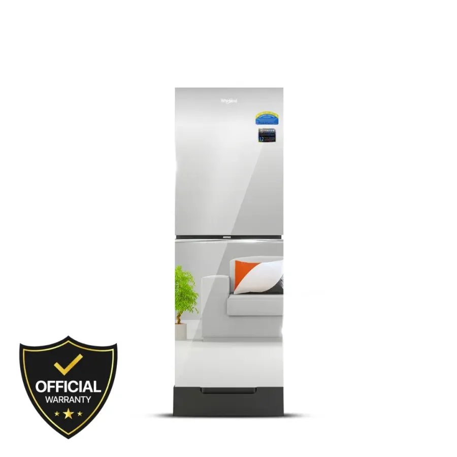 Whirlpool Fresh Magic Pro 236 Liters Glass Door Refrigerator (Mirror Inverter)